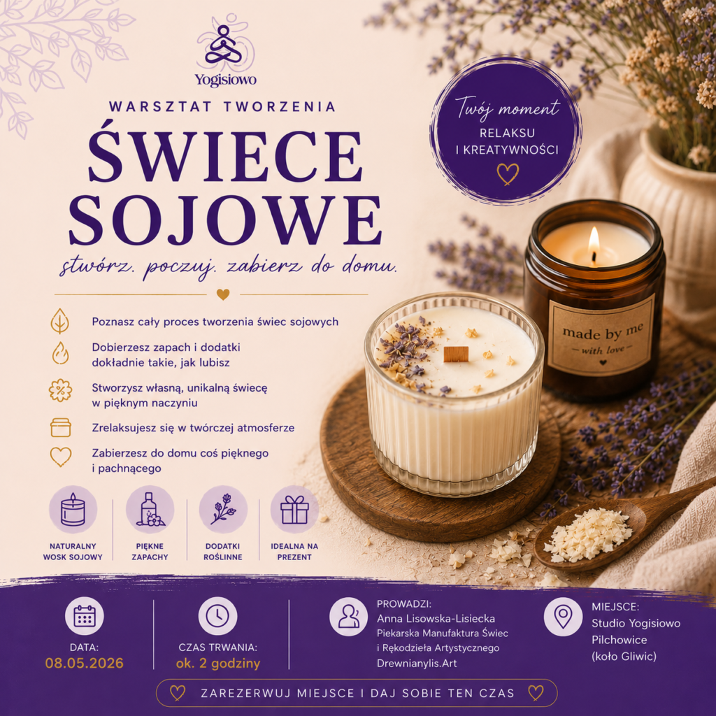 Warsztaty tworzenia świec sojowych